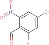 4-Bromo-2-fluoro-6-nitrobenzaldehyde