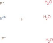 Indium trifluoride trihydrate