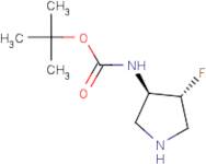 (3R,4R)-3-Amino-4-fluoropyrrolidine, 3-BOC protected