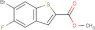 Methyl 6-bromo-5-fluorobenzothiophene-2-carboxylate