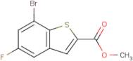 Methyl 7-bromo-5-fluorobenzothiophene-2-carboxylate