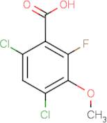 4,6-Dichloro-2-fluoro-3-methoxybenzoic acid