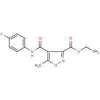 Ethyl 4-[(4-fluoroanilino)carbonyl]-5-methylisoxazole-3-carboxylate