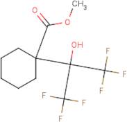 Methyl 1-(1,1,1,3,3,3-hexafluoro-2-hydroxypropan-2-yl)cyclohexane-1-carboxylate