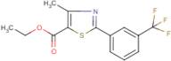 Ethyl 4-methyl-2-[3-(trifluoromethyl)phenyl]thiazole-5-carboxylate