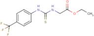 Ethyl 2-({[4-(trifluoromethyl)anilino]carbothioyl}amino)acetate