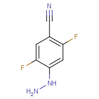 2,5-Difluoro-4-hydrazinobenzonitrile