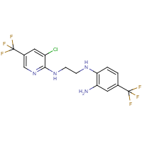 1-[3-Chloro-5-(trifluoromethyl)pyridin-2-ylamino]-2-[2-amino-4-(trifluoromethyl)anilino]ethane