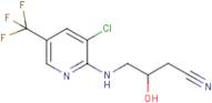 4-{[3-Chloro-5-(trifluoromethyl)pyridin-2-yl]amino}-3-hydroxybutanenitrile