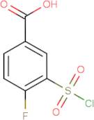 3-(Chlorosulphonyl)-4-fluorobenzoic acid