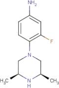 4-(cis-3,5-Dimethylpiperazin-1-yl)-3-fluoroaniline