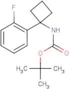 1-(2-Fluorophenyl)cyclobutan-1-amine, N-BOC protected