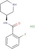 2-Fluoro-N-[(3S)-(piperidin-3-yl)]benzamide hydrochloride