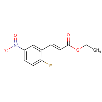 Ethyl trans-2-fluoro-5-nitrocinnamate