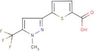 5-[1-Methyl-5-(trifluoromethyl)-1H-pyrazol-3-yl]thiophene-2-carboxylic acid