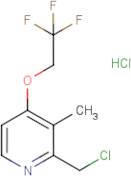 2-(Chloromethyl)-3-methyl-4-(2,2,2-trifluoroethoxy)pyridine hydrochloride