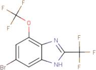 6-Bromo-4-(trifluoromethoxy)-2-(trifluoromethyl)-1H-benzimidazole