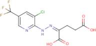 2-[3-Chloro-5-(trifluoromethyl)pyridin-2-ylhydrazono]pentanedioic acid
