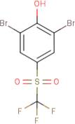 2,6-Dibromo-4-[(trifluoromethyl)sulphonyl]phenol