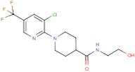 1-[3-Chloro-5-(trifluoromethyl)pyridin-2-yl]-N-(2-hydroxyethyl)piperidine-4-carboxamide