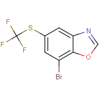 7-Bromo-5-[(trifluoromethyl)thio]-1,3-benzoxazole