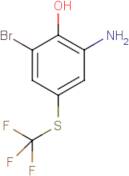 2-Amino-6-bromo-4-[(trifluoromethyl)thio]phenol