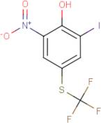 2-Iodo-6-nitro-4-[(trifluoromethyl)thio]phenol