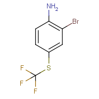 2-Bromo-4-[(trifluoromethyl)thio]aniline