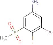 3-Bromo-4-fluoro-5-(methylsulphonyl)aniline