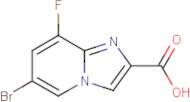 6-Bromo-8-fluoroimidazo[1,2-a]pyridine-2-carboxylic acid