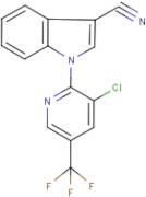 1-[3-Chloro-5-(trifluoromethyl)pyridin-2-yl]-1H-indole-3-carbonitrile