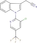 1-[3-Chloro-5-(trifluoromethyl)pyridin-2-yl]-1H-indol-3-ylacetonitrile