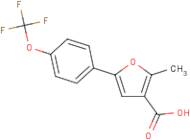 2-Methyl-5-[4-(trifluoromethoxy)phenyl]-3-furoic acid