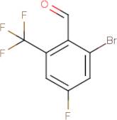 2-Bromo-4-fluoro-6-(trifluoromethyl)benzaldehyde