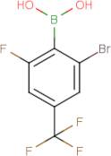 [2-Bromo-6-fluoro-4-(trifluoromethyl)phenyl]boronic acid