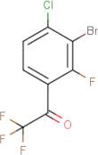 1-(3-Bromo-4-chloro-2-fluorophenyl)-2,2,2-trifluoroethan-1-one