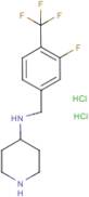 4-{[3-Fluoro-4-(trifluoromethyl)benzyl]amino}piperidine dihydrochloride