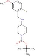 4-[(2-Fluoro-5-methoxybenzyl)amino]piperidine, N1-BOC protected