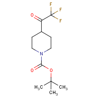 4-(Trifluoroacetyl)piperidine, N-BOC protected