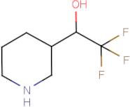 3-(1-Hydroxy-2,2,2-trifluoroethyl)piperidine