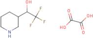 3-(1-Hydroxy-2,2,2-trifluoroethyl)piperidine oxalate