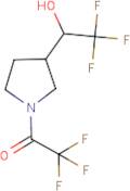 3-(1-Hydroxy-2,2,2-trifluoroethyl)-1-(trifluoroacetyl)pyrrolidine