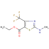 Ethyl 2-(methylamino)-4-(trifluoromethyl)-1,3-thiazole-5-carboxylate