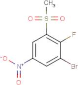 3-Bromo-2-fluoro-5-nitrophenyl methyl sulphone