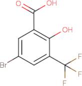 5-Bromo-2-hydroxy-3-(trifluoromethyl)benzoic acid