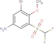 3-Bromo-5-[(difluoromethyl)sulphonyl]-4-methoxyaniline