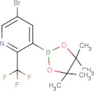 5-Bromo-3-(4,4,5,5-tetramethyl-1,3,2-dioxaborolan-2-yl)-2-(trifluoromethyl)pyridine