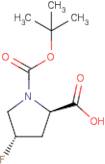 (2R,4S)-4-Fluoropyrrolidine-2-carboxylic acid, N-BOC protected