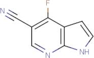 4-Fluoro-1H-pyrrolo[2,3-b]pyridine-5-carbonitrile