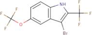 3-Bromo-5-(trifluoromethoxy)-2-(trifluoromethyl)indole